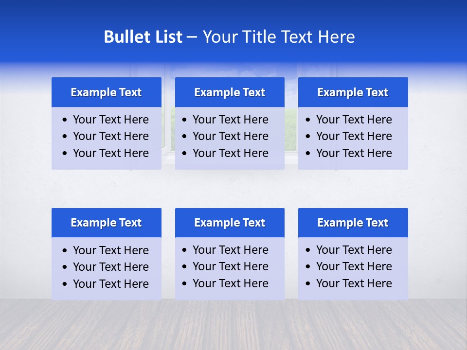 Comfort Blue Brand PowerPoint Template