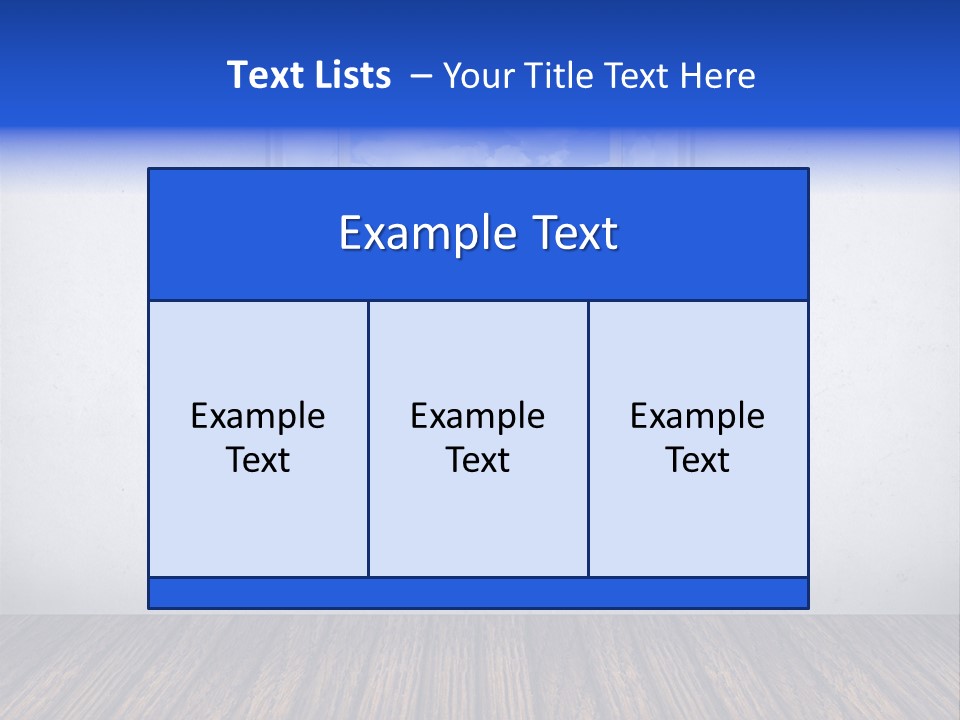 Comfort Blue Brand PowerPoint Template