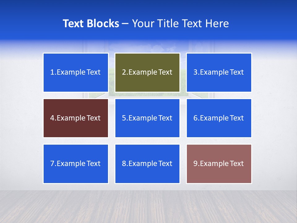 Comfort Blue Brand PowerPoint Template