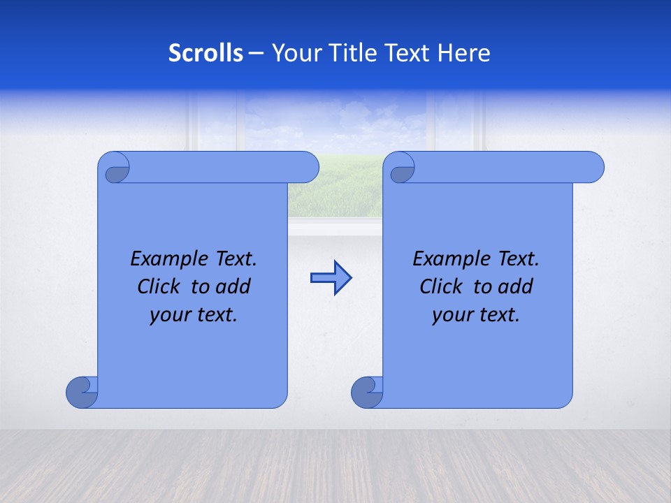 Comfort Blue Brand PowerPoint Template