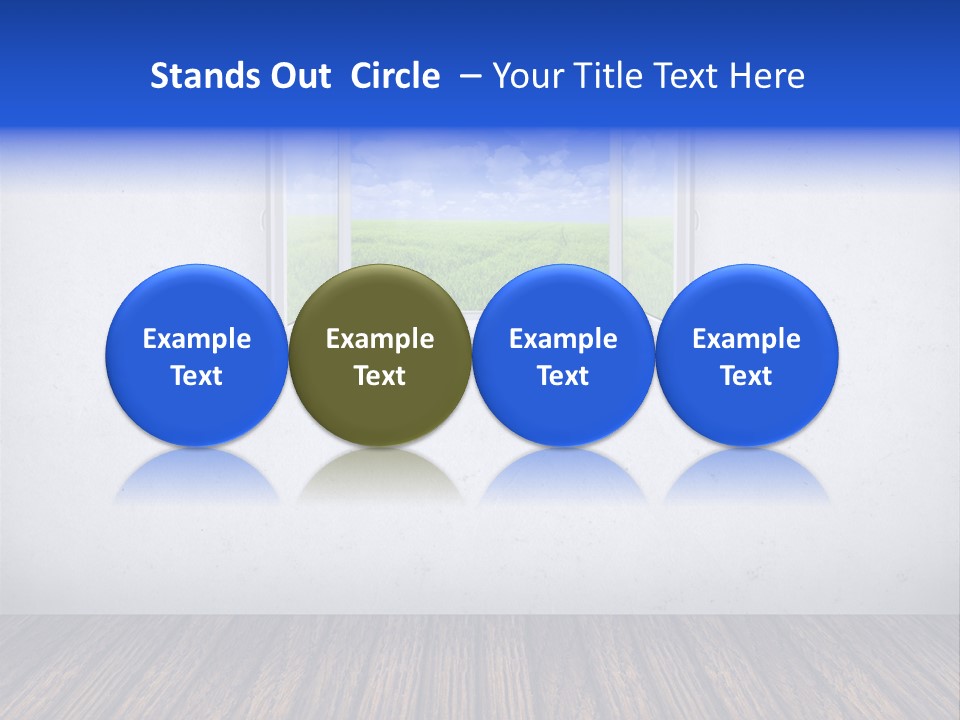 Comfort Blue Brand PowerPoint Template