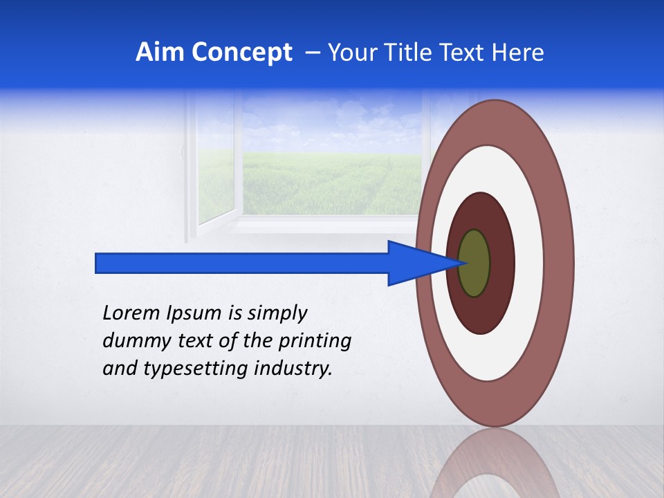 Comfort Blue Brand PowerPoint Template