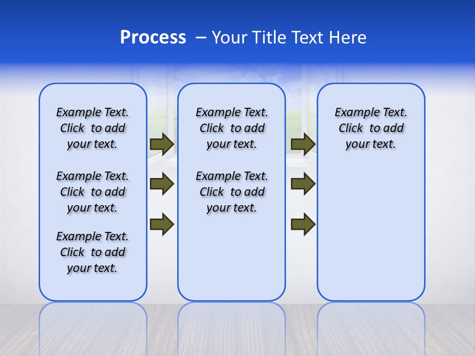 Comfort Blue Brand PowerPoint Template