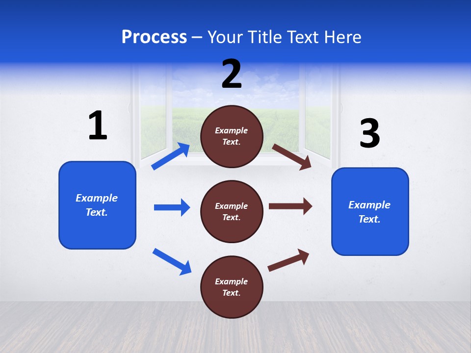Comfort Blue Brand PowerPoint Template