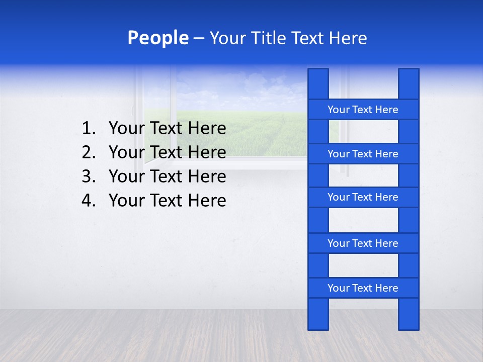 Comfort Blue Brand PowerPoint Template