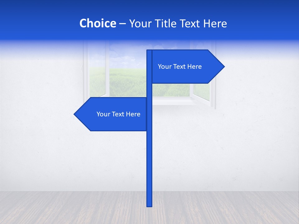 Comfort Blue Brand PowerPoint Template