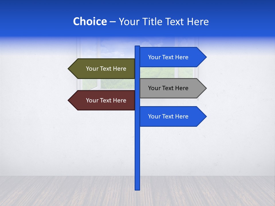 Comfort Blue Brand PowerPoint Template