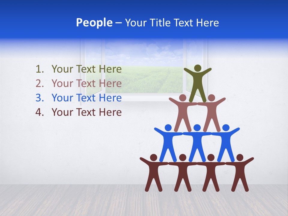 Comfort Blue Brand PowerPoint Template