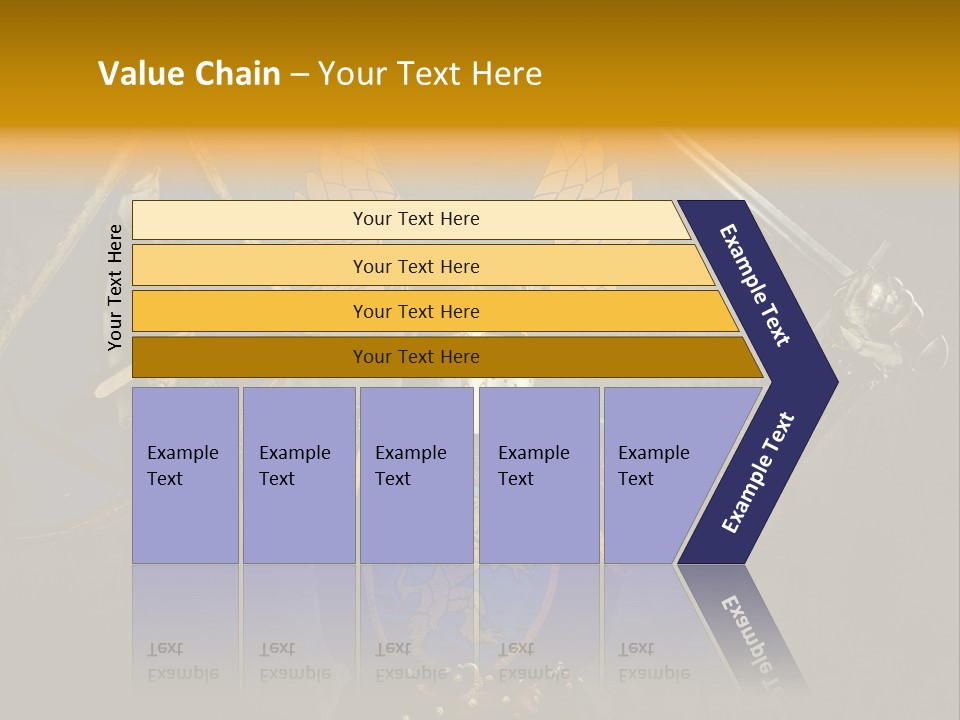 Man Combative Knight PowerPoint Template