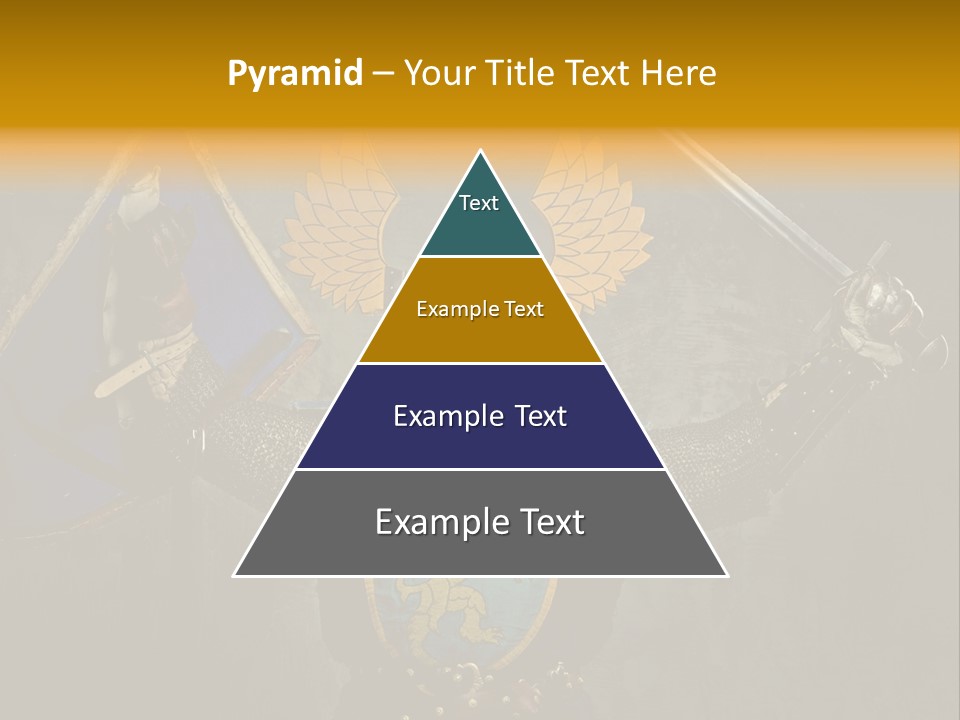 Man Combative Knight PowerPoint Template
