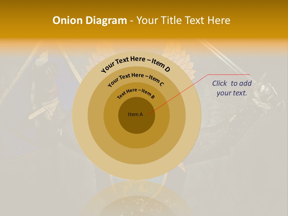 Man Combative Knight PowerPoint Template
