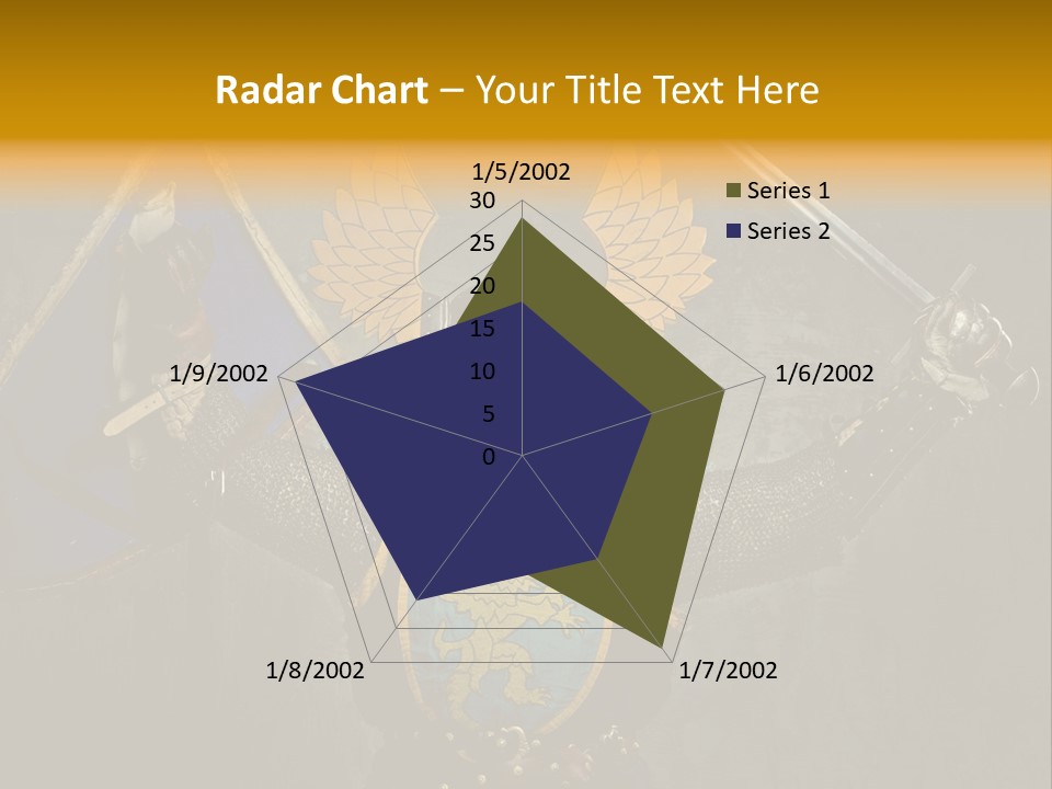 Man Combative Knight PowerPoint Template