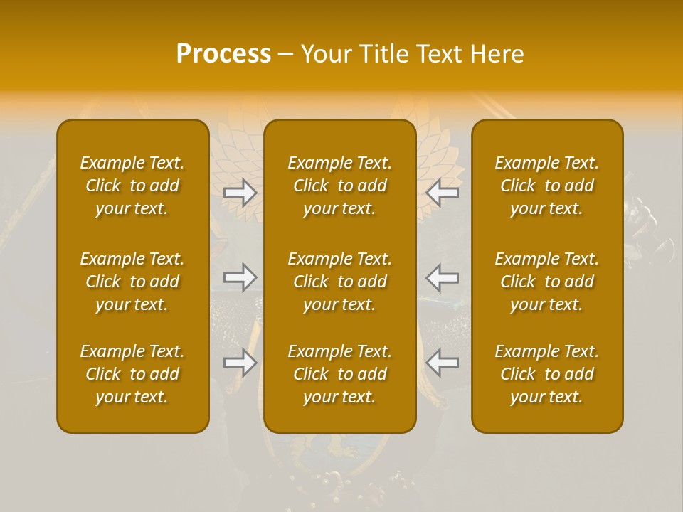 Man Combative Knight PowerPoint Template