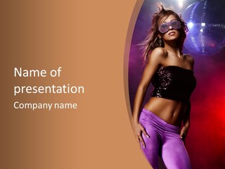 Night Light Party PowerPoint Template