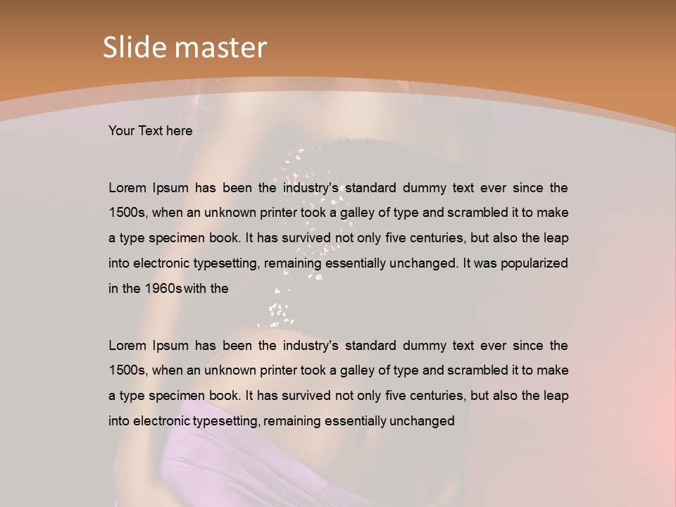 Night Light Party PowerPoint Template