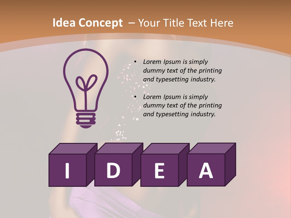 Night Light Party PowerPoint Template