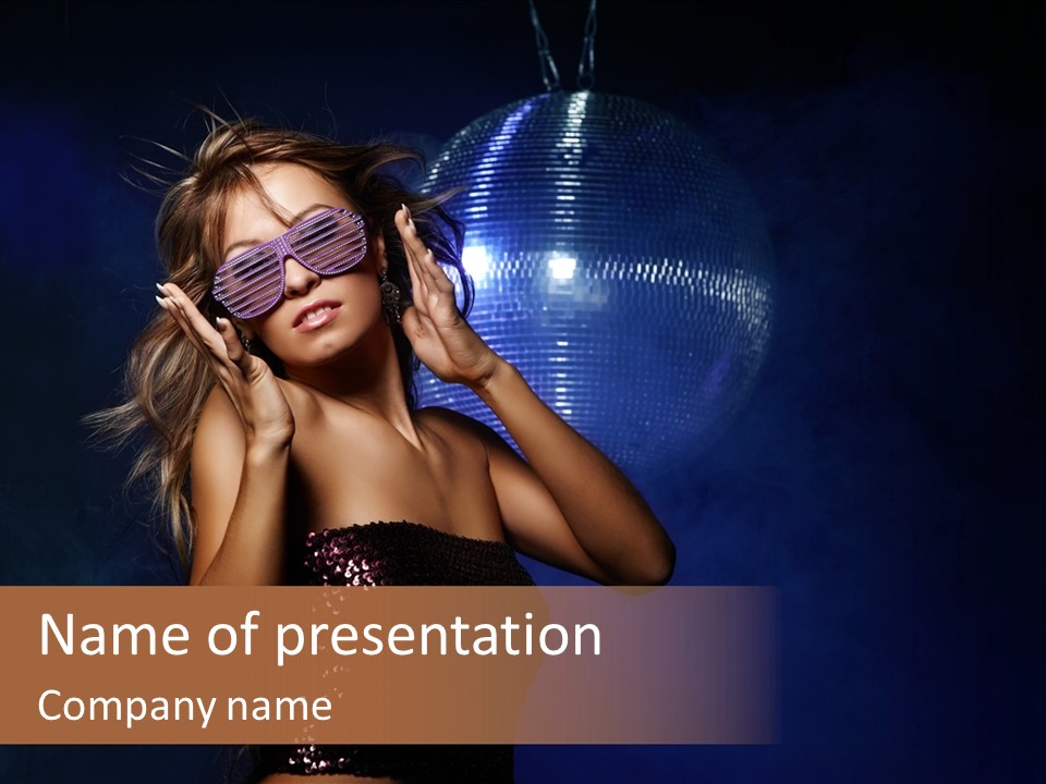 Movement Party Bling PowerPoint Template