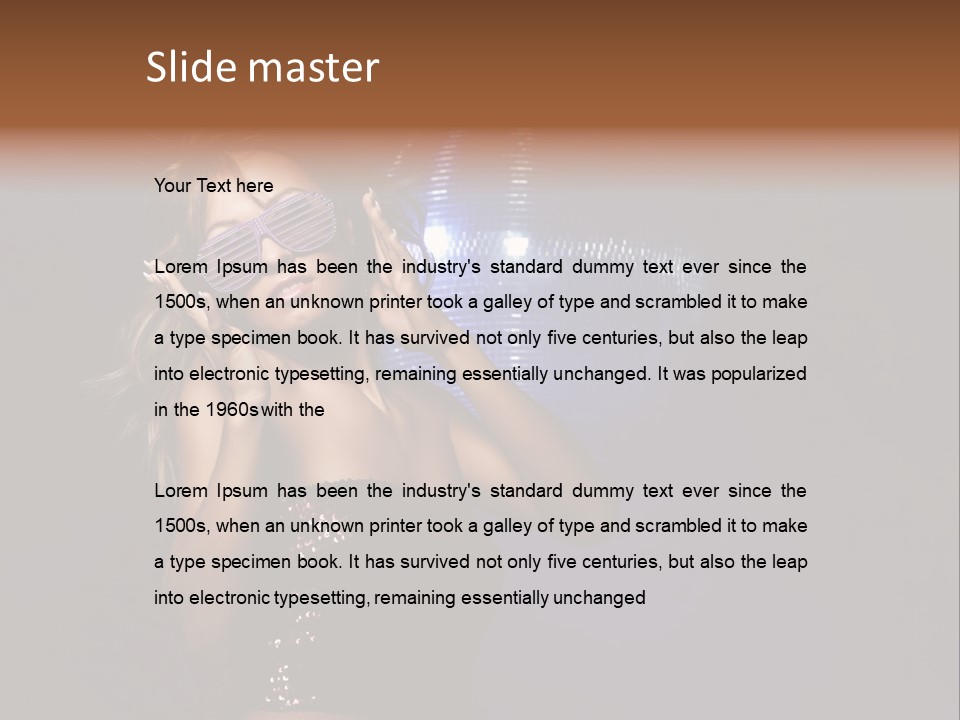 Movement Party Bling PowerPoint Template