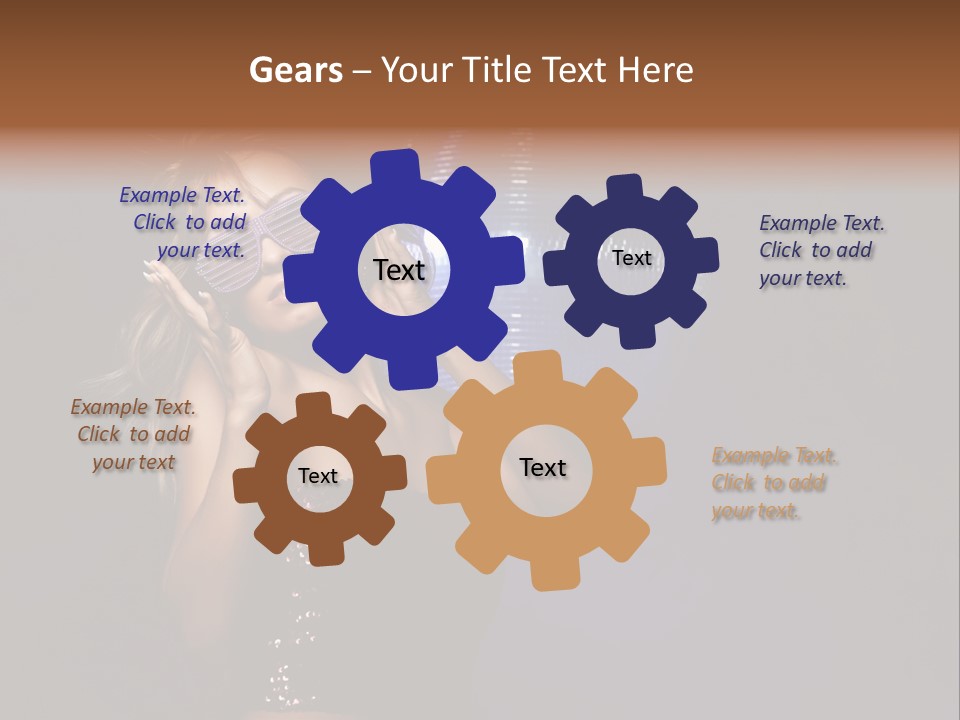 Movement Party Bling PowerPoint Template