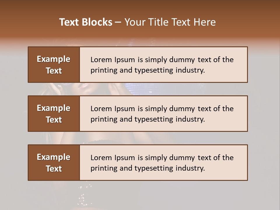 Movement Party Bling PowerPoint Template