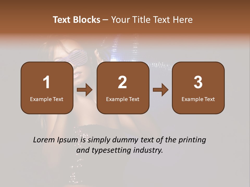 Movement Party Bling PowerPoint Template