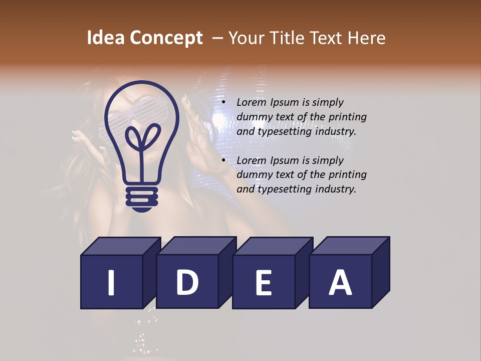 Movement Party Bling PowerPoint Template