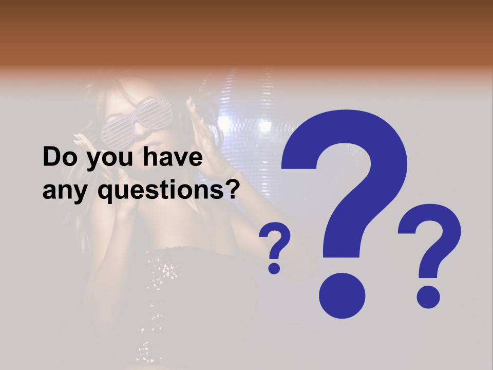 Movement Party Bling PowerPoint Template