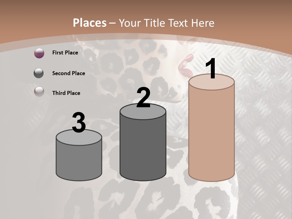 Model Animal Sensuality PowerPoint Template