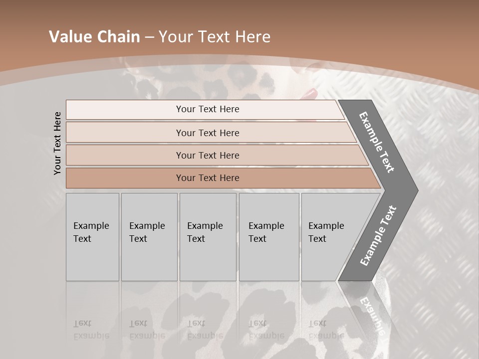 Model Animal Sensuality PowerPoint Template