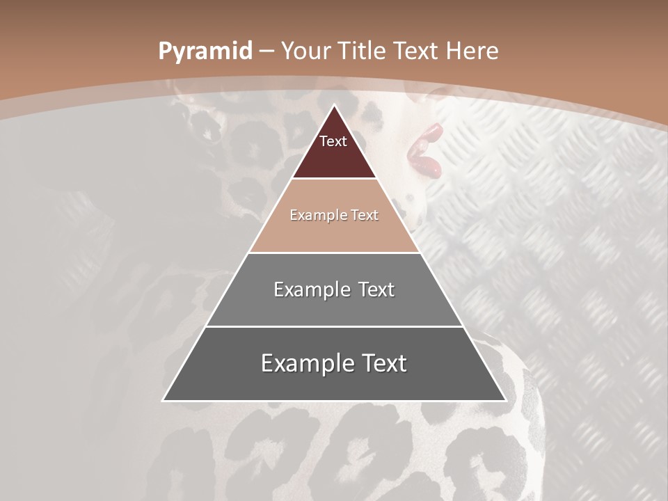 Model Animal Sensuality PowerPoint Template