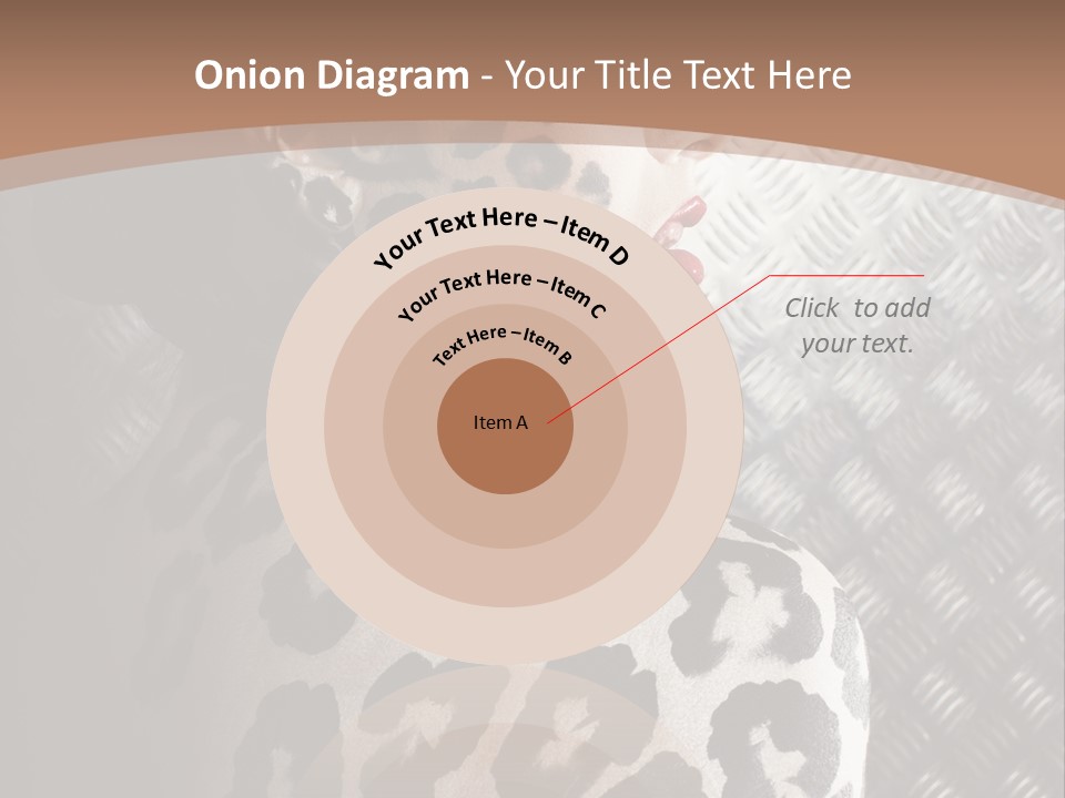 Model Animal Sensuality PowerPoint Template