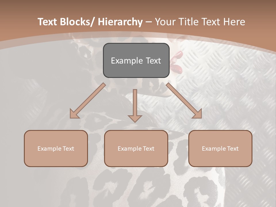 Model Animal Sensuality PowerPoint Template