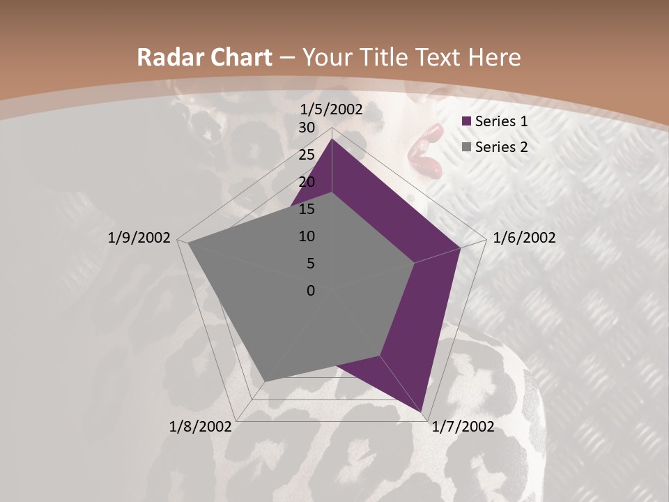 Model Animal Sensuality PowerPoint Template