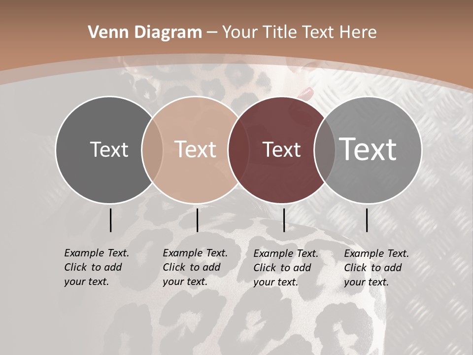 Model Animal Sensuality PowerPoint Template