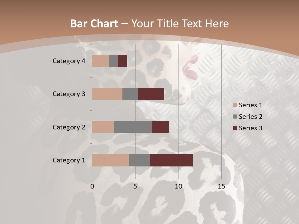 Model Animal Sensuality PowerPoint Template