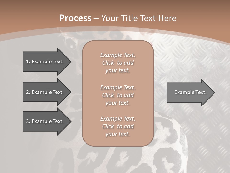 Model Animal Sensuality PowerPoint Template