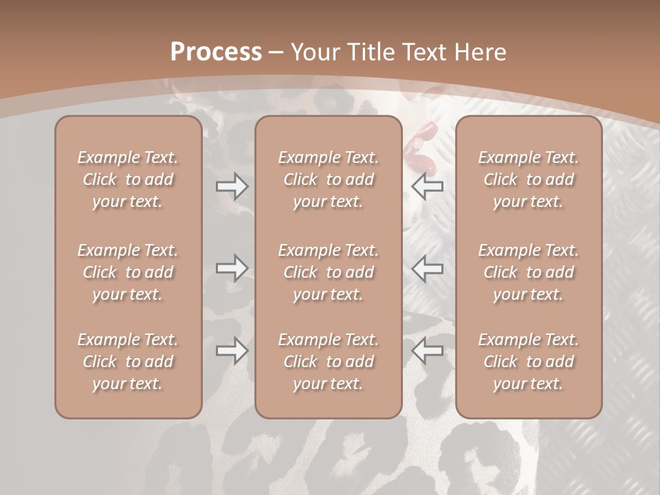Model Animal Sensuality PowerPoint Template