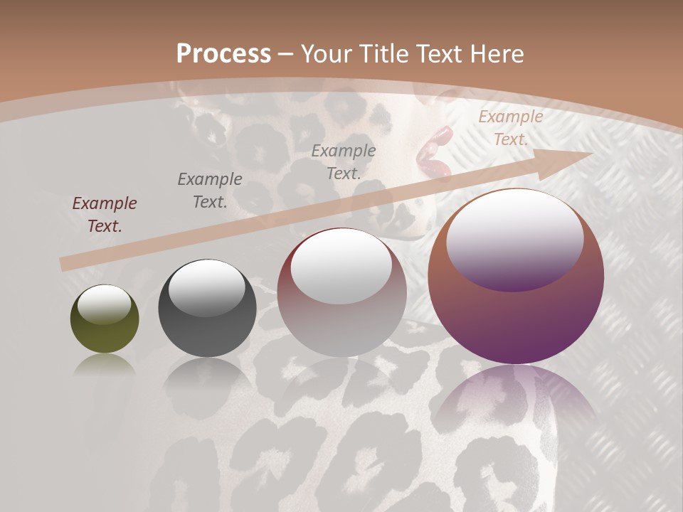 Model Animal Sensuality PowerPoint Template