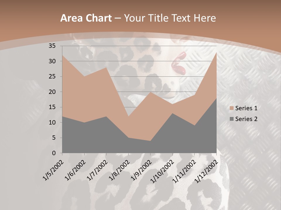 Model Animal Sensuality PowerPoint Template