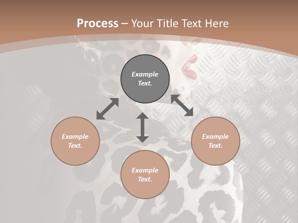 Model Animal Sensuality PowerPoint Template