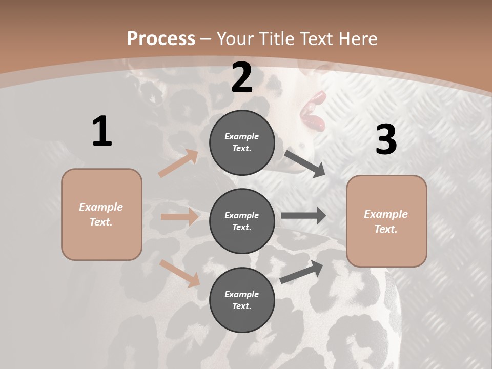 Model Animal Sensuality PowerPoint Template