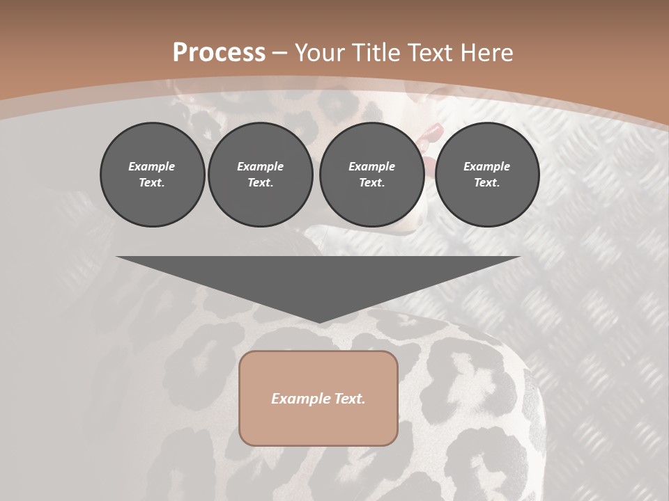 Model Animal Sensuality PowerPoint Template