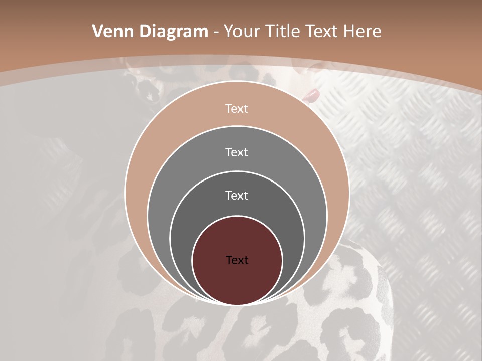 Model Animal Sensuality PowerPoint Template