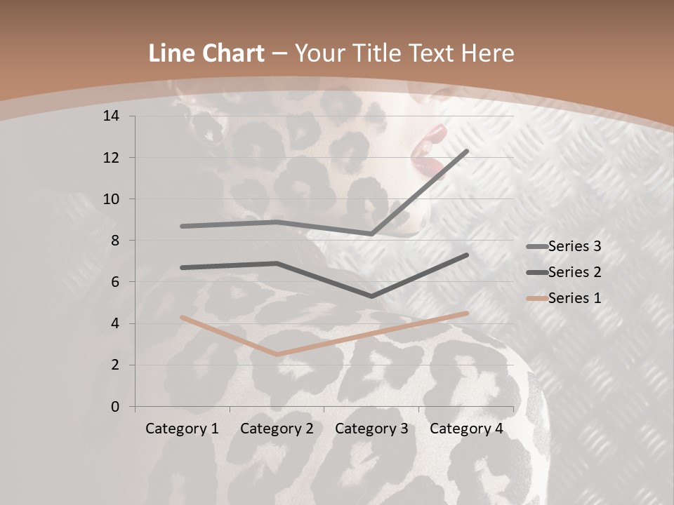 Model Animal Sensuality PowerPoint Template