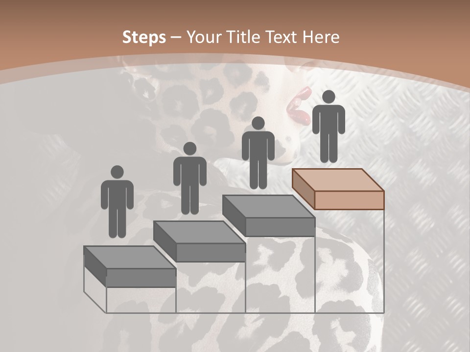 Model Animal Sensuality PowerPoint Template