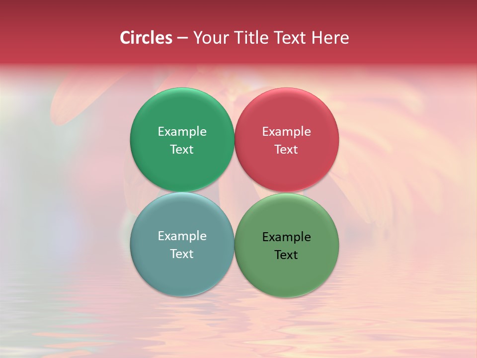 Summer Elements Bouquet PowerPoint Template