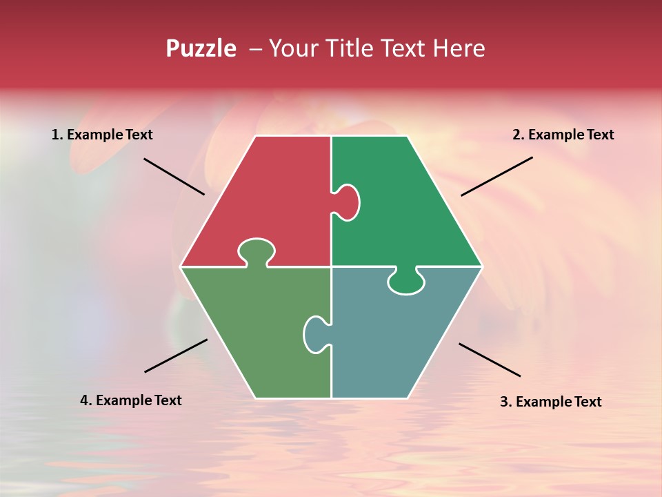 Summer Elements Bouquet PowerPoint Template