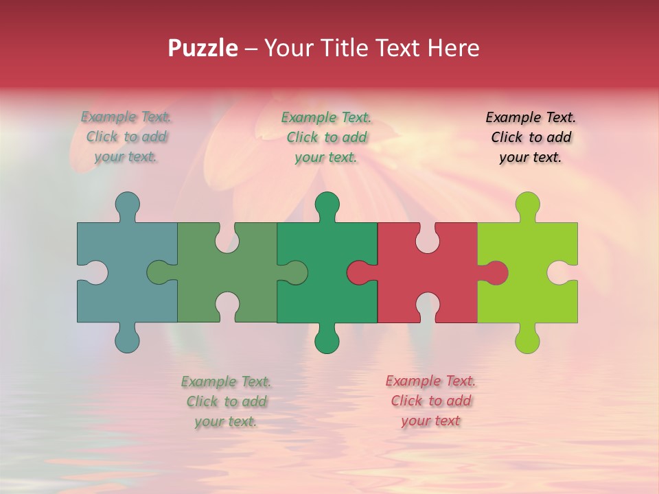 Summer Elements Bouquet PowerPoint Template