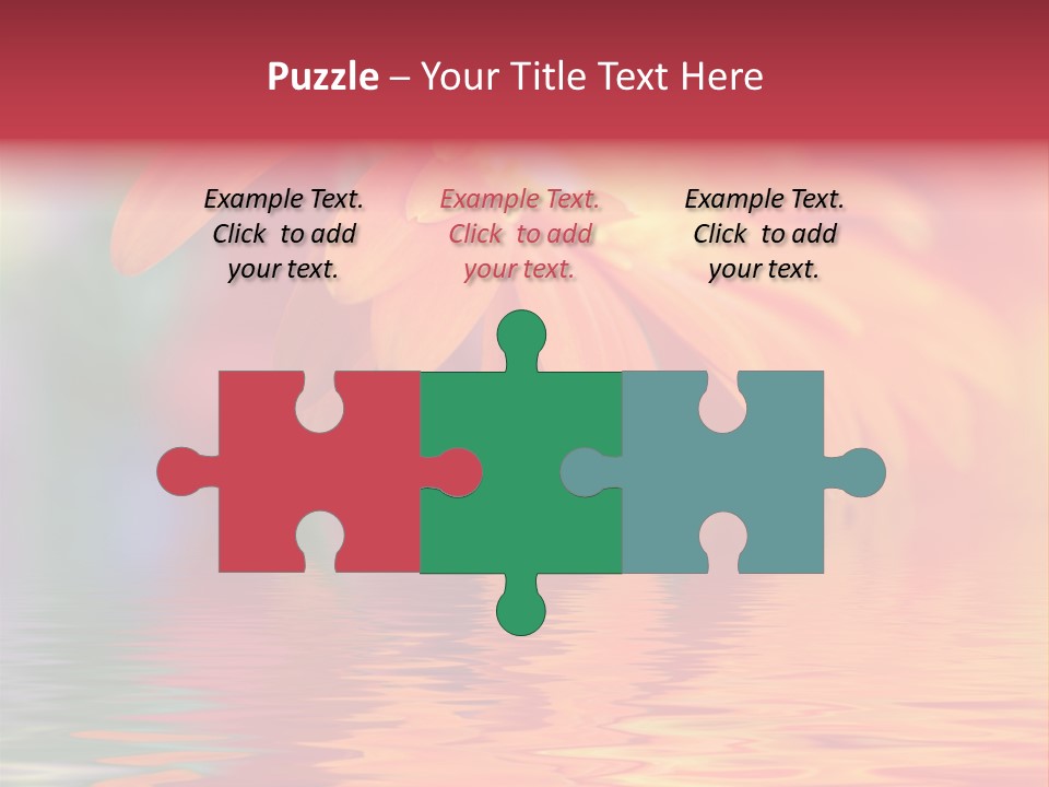 Summer Elements Bouquet PowerPoint Template