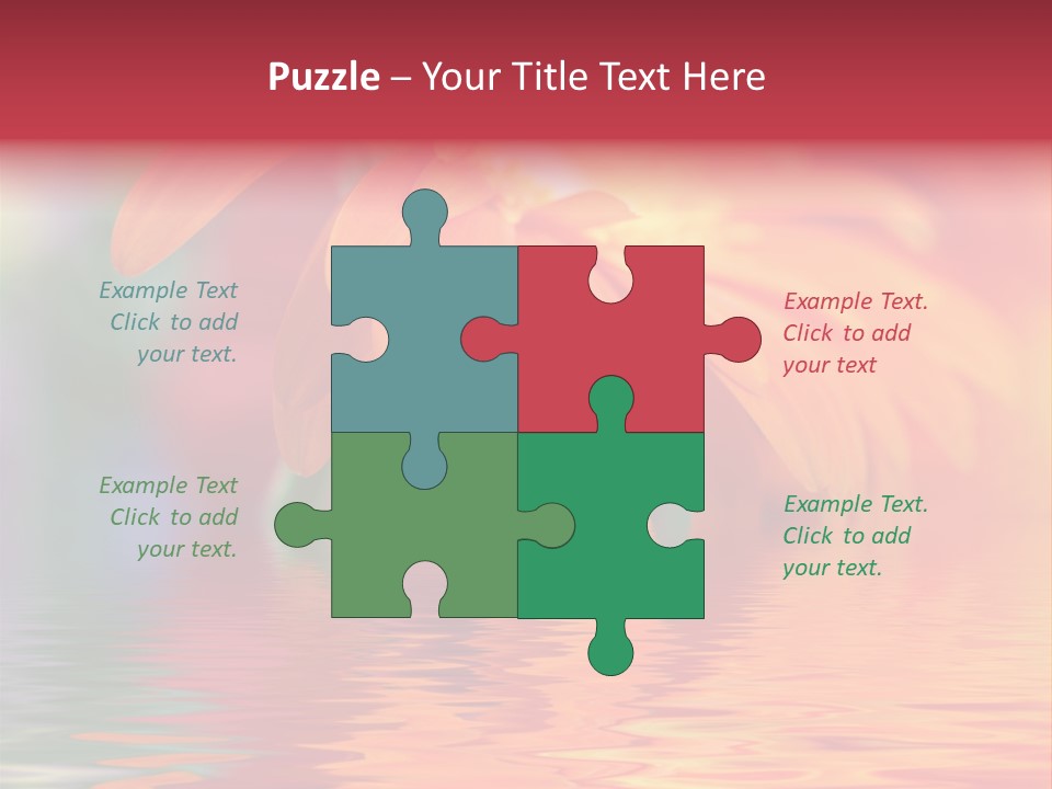 Summer Elements Bouquet PowerPoint Template